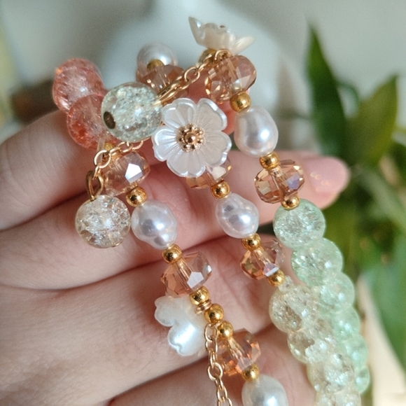 Set of 3 Floral Boho Bracelets - Picture 2 of 12